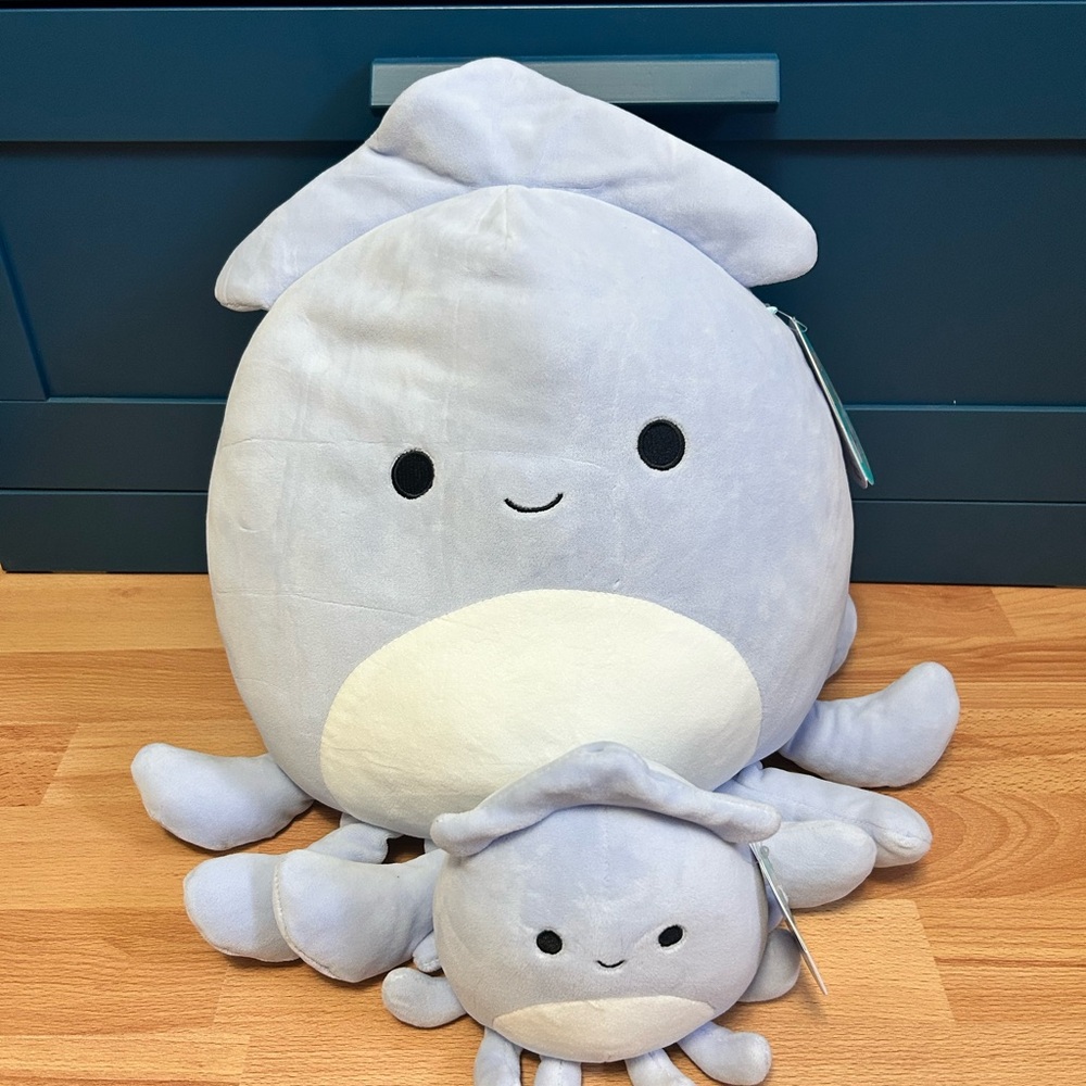Kellytoy Squishmallows purple squid- Stacy